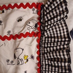 Twin Sheet Set Snoopy and Woodstock Ruffles